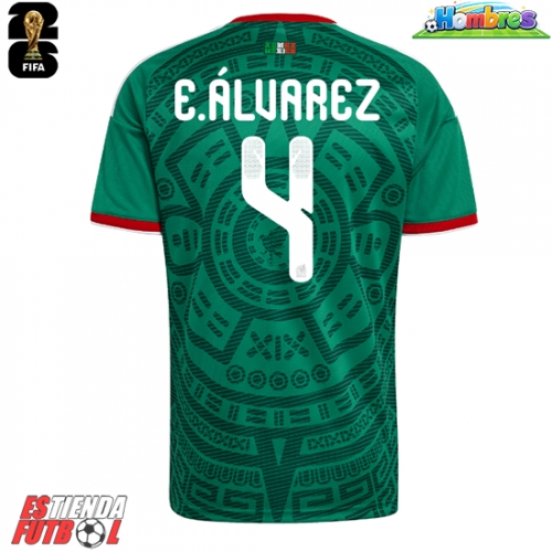 México Edson Alvarez #4 Primera Equipación Mundial 2026 Manga Corta